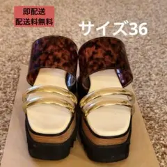 MURUAクリアウェッジサンダル　サイズ36(23〜23.5)