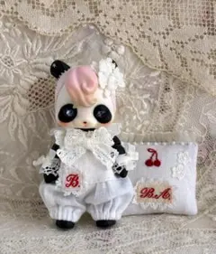 レースリボンロンパース「white」cocoriang kumukukuのサムネイル