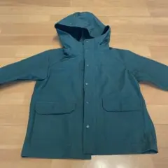ユニクロ　ウィンドブレーカー　美品ダークグリーン フード付きジャケット