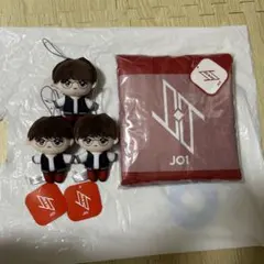 JO1 マスコットぬいぐるみ トートバッグ GIGO限定 鶴房汐恩 4点セット