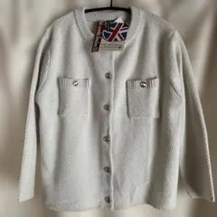 しまむらHKラメカノコニットジャケット