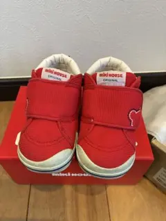 ミキハウス 赤 スニーカー