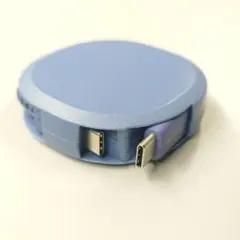 オウルテック 片引き 巻取り式 USB Type-C to Cケーブル 90cm