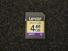 Lexar SDHC 4GB SDカード