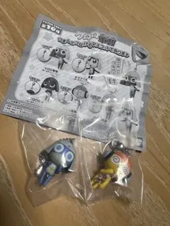 ケロロ軍曹　つまんでつなげてマスコットであります　クルル　ドロロ 2個セット