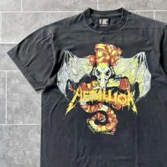 Metallica メタリカ 蛇 骸骨 Tシャツ band Tee XL