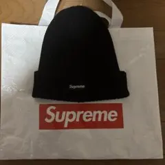 Supreme 黒 ニット帽のサムネイル