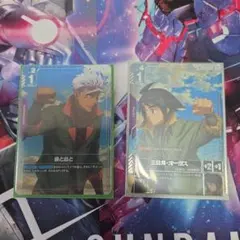 三日月・オーガス SP ・ 鉄と血と SP 2枚セット ガンダムカードゲーム