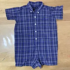 ラルフローレン ロンパース 70 シャツ チェック