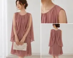Debut de Fiore シフォン袖ドレス ピンク 38のサムネイル