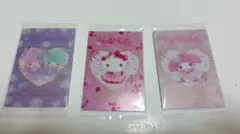 サンリオキャラクターウエハース　カード　3枚セット