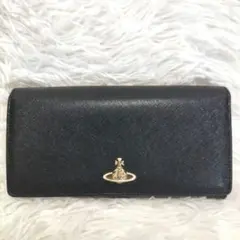ヴィヴィアンウエストウッド オーブ 長財布 ブラック 極美品　人気