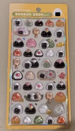 正規品　ボンボンドロップシール　おにぎり