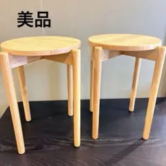 廃盤 IKEA DOMSTEN ドムステン スツール ライトグリーン パイン材