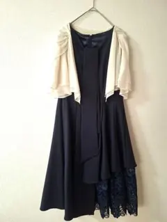 【Ｍサイズ/38】アサクラ/ASAKURA パーティードレス ネイビー/レース