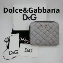 KM070 ドルチェ&ガッバーナ 美品 D&Gロゴ コンパクト ジップウォレットのサムネイル