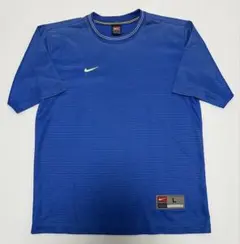 NIKE ナイキ サッカー シャツ ウェア 90s Y2k TEAM ブルー L