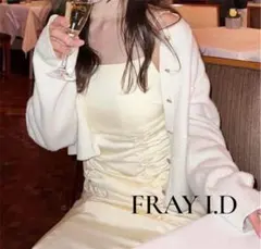 FRAY I.D サテンキャミワンピース　IVR サイズM