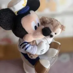 ミッキーマウス ダッフィー ぬいぐるみバッチ