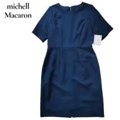 新品タグ付き★michell Macaron ネイビー 半袖ワンピースのサムネイル