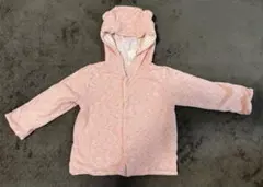 baby GAP くま耳パーカー　6-12ヶ月 ピンク