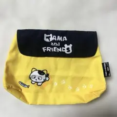 タマ＆フレンズ ポーチ イエロー