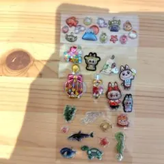 おすそ分け　キャラクターシールセット　ボンドロ　しゃかしゃか　3Dシールなど