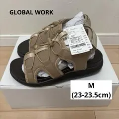GLOBAL WORK らくっションコードスニーカーサンダル ベージュ Mサイズのサムネイル