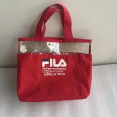 FILA トートバッグ レッド