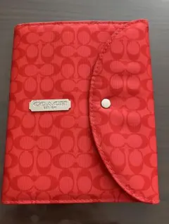 COACH レッド 手帳カバー