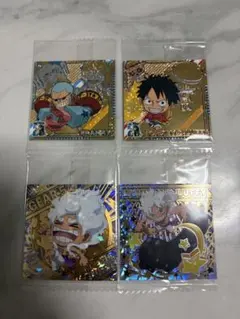 ワンピース大海賊シールウエハース　25周年　レア　　 シールセット　4枚のサムネイル