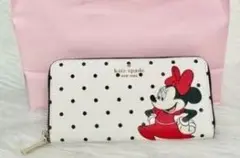 kate spade × Disney ミニー 長財布 ラウンドファスナー