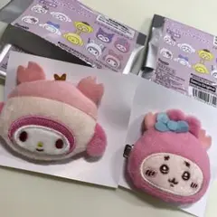 ちいかわ サンリオ コラボ シークレットヘアクリップ 古本屋 マイメロディ