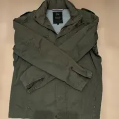 BEAMS HEARE オリーブグリーン ミリタリージャケット フードあり