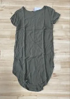 H&M 半袖 カットソー カーキ EUR34