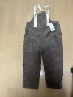 新品 コーデュロイ オーバーオール L 120-130cm