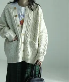 FREAK'S STORE ニットカーディガン