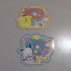 サンリオキャラクターズ シールクッキー3　４枚セット