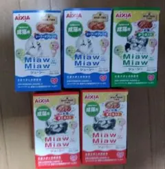 아이시아 미와미아우 쥬시 어덜트 캣츠 60g x 12봉지 x 5박스 60개
