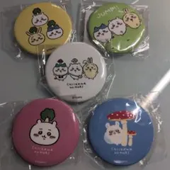 [初期品レア]なかよしおでかけ缶バッジ/ちいかわの森　缶バッジ　5点セット