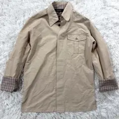 美品✨バーバリーブラックレーベル シャツジャケット ノバチェック　ベージュ