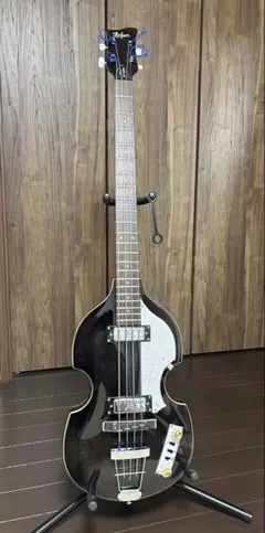 ヘフナー【シースルーブラック】Hofner バイオリンベース 本体のサムネイル