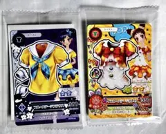 新品未開封 セブンイレブン　復刻アイカツカード　2枚　霧矢あおい　有栖川おとめ