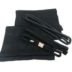 正絹　弔事用　帯締め帯揚げ　着回しセット　法事　喪服　和装小物