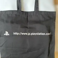 PlayStation ロゴ入り コットン トートバッグ ブラックのサムネイル