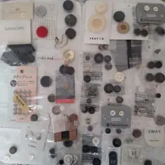 ボタンセット 多様なデザインとサイズ