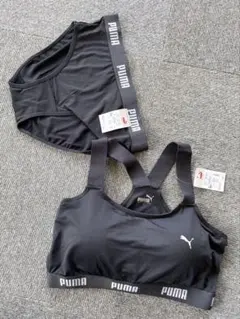 《PUMA》スポーツブラ ショーツ セット　Lサイズ［CG081］