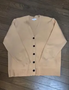 GLOBAL WORK　Vネック　カーディガン　オレンジ