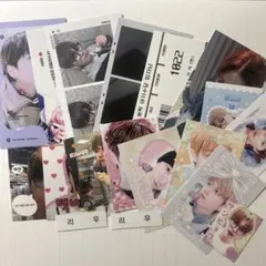 韓国作家　boynextdoor リウ　ドムソン　カード　ステッカー　18枚