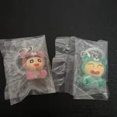 クレヨンしんちゃん めじるしアクセサリー くまパジャマ ガチャ